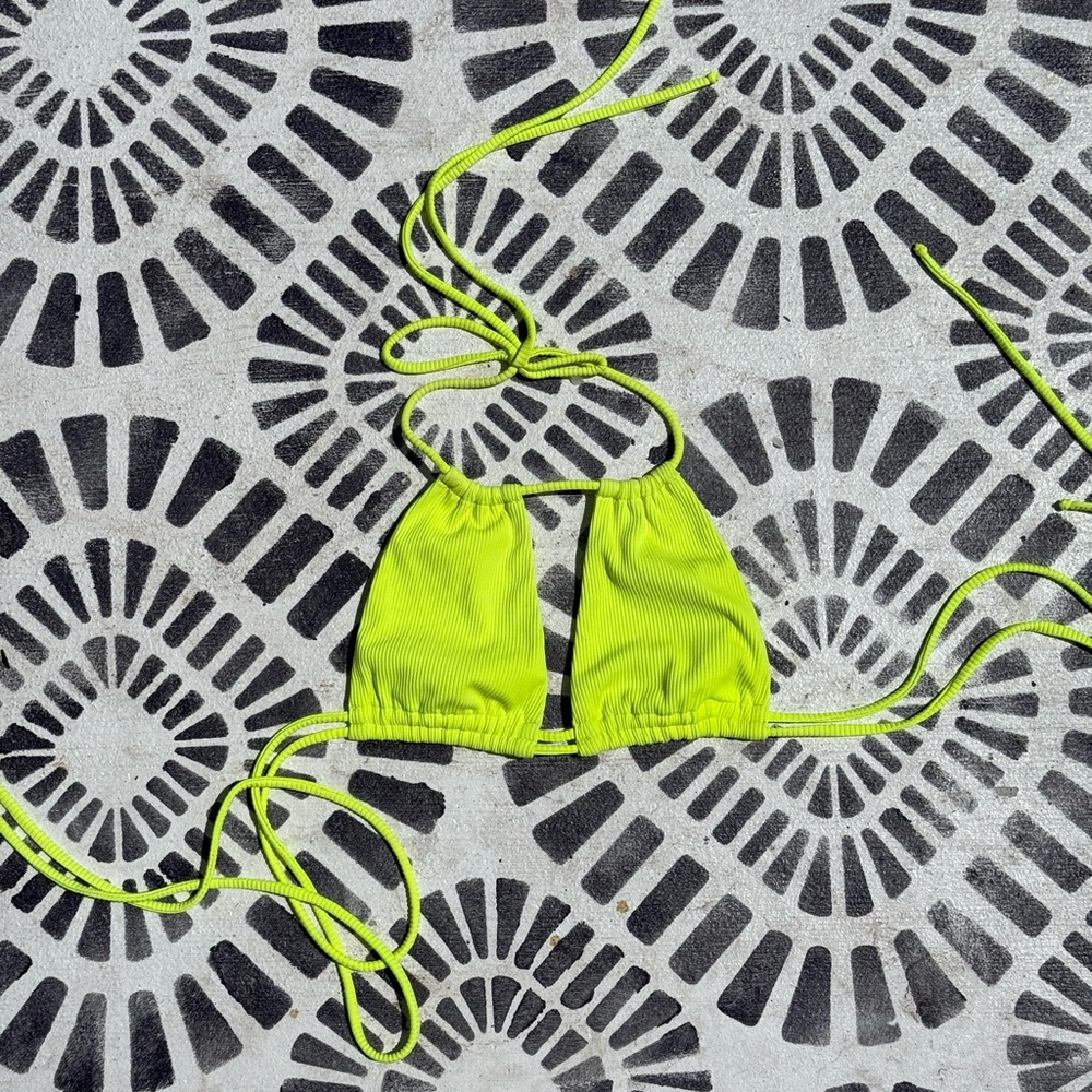 MONTCE neon yellow citron top